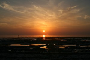 Qatar West coast sunset