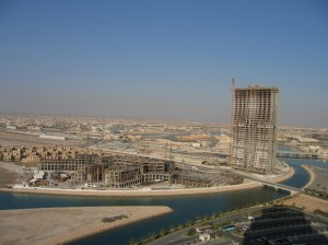 Under construction in 2007, Grand Hyatt and Zig Zag towers