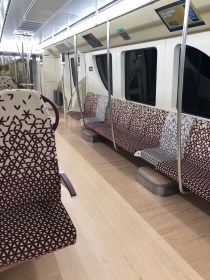 family seating on Doha Metro